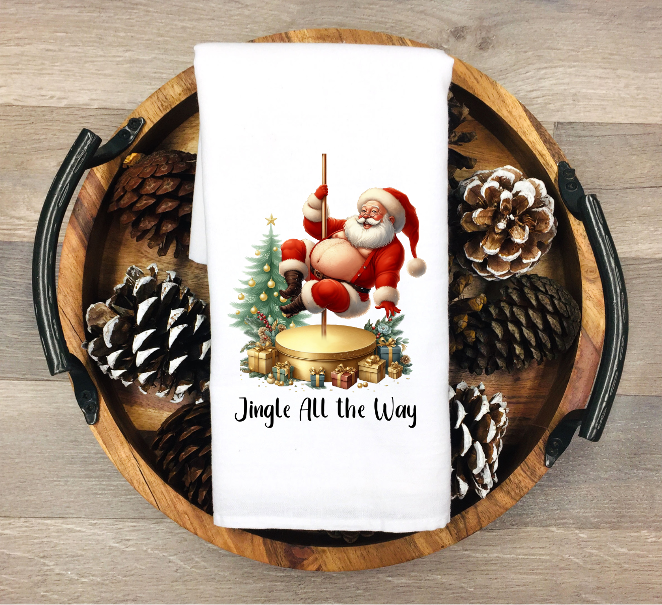 Jingle All The Way Santa Towel