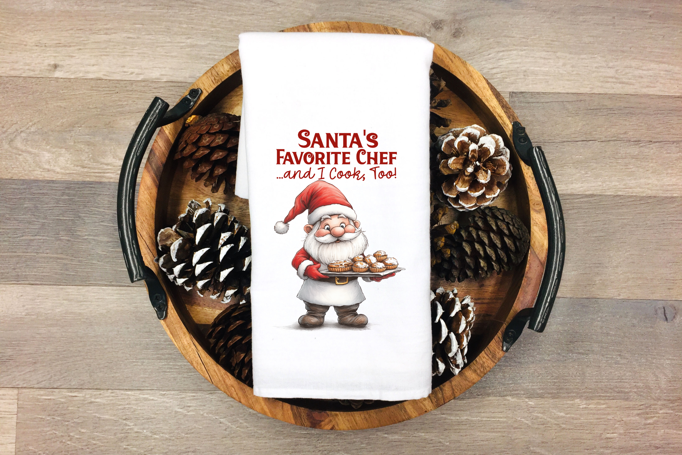 Santas Favorite Chef Towel