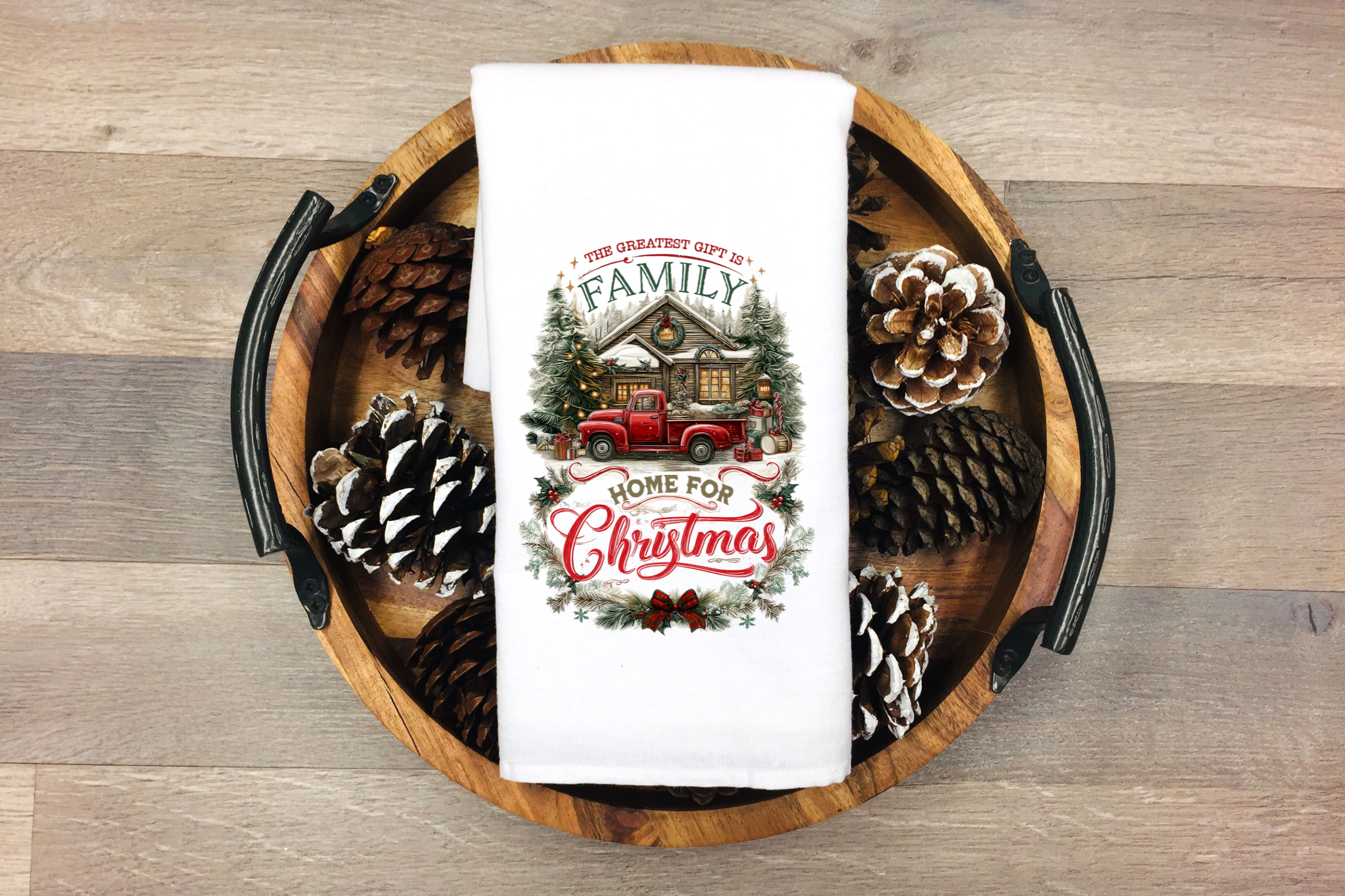 The Greatest Gift Is Family Towel