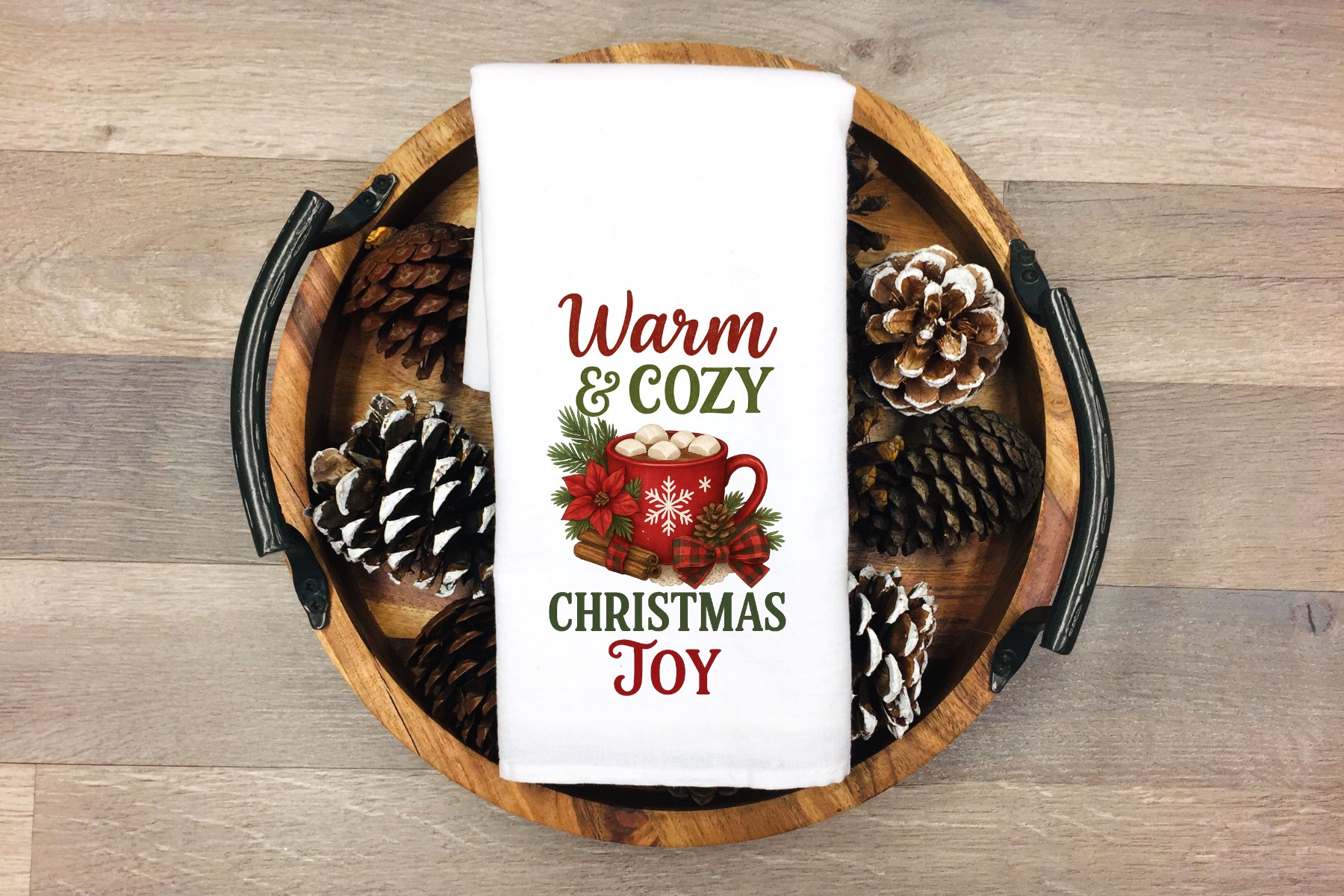 Warm and Cozy Christmas Joy Towel